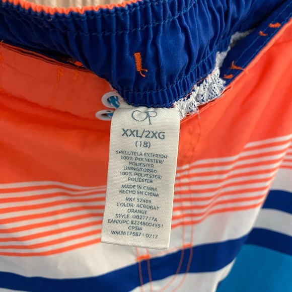 OP Youth stripped swim trunks. - Picture 2 of 2